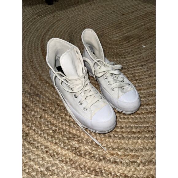 Converse converse platform high top sneakers women’s size 8.5 - Picture 2 of 7